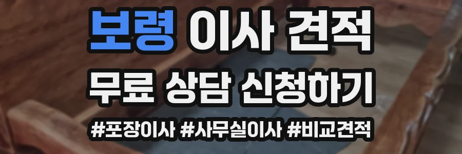 보령 이사 견적