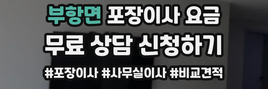 부항면 포장이사 요금