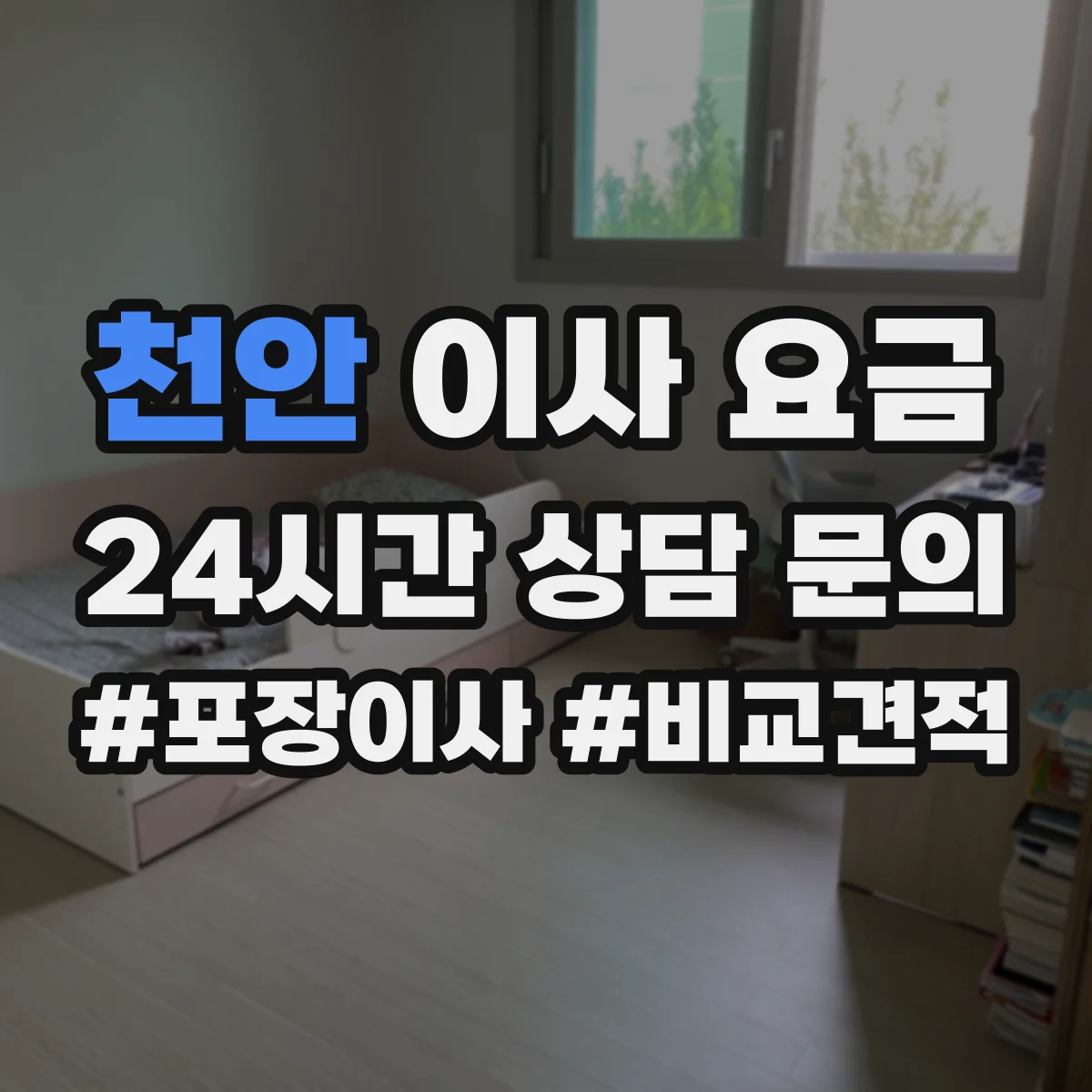 천안 이사 요금