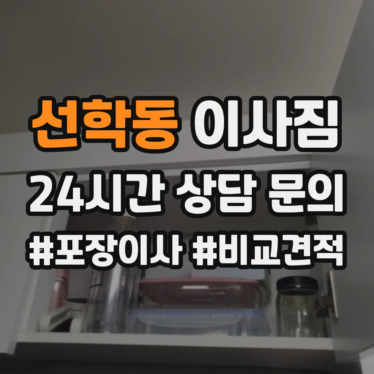 선학동 이사짐