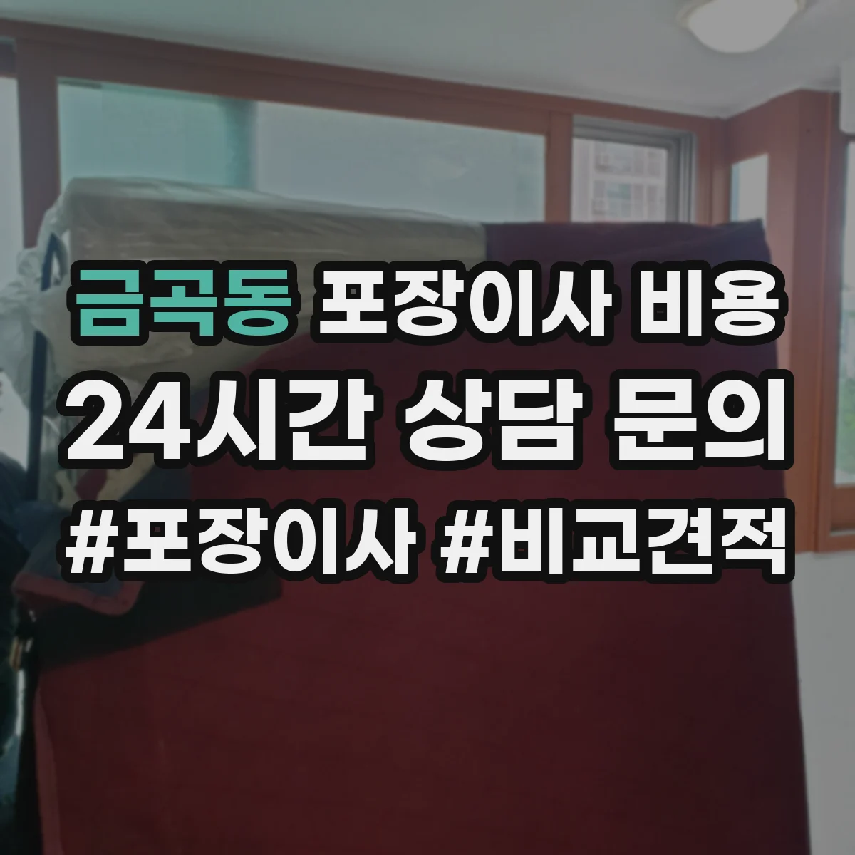 금곡동 포장이사 비용