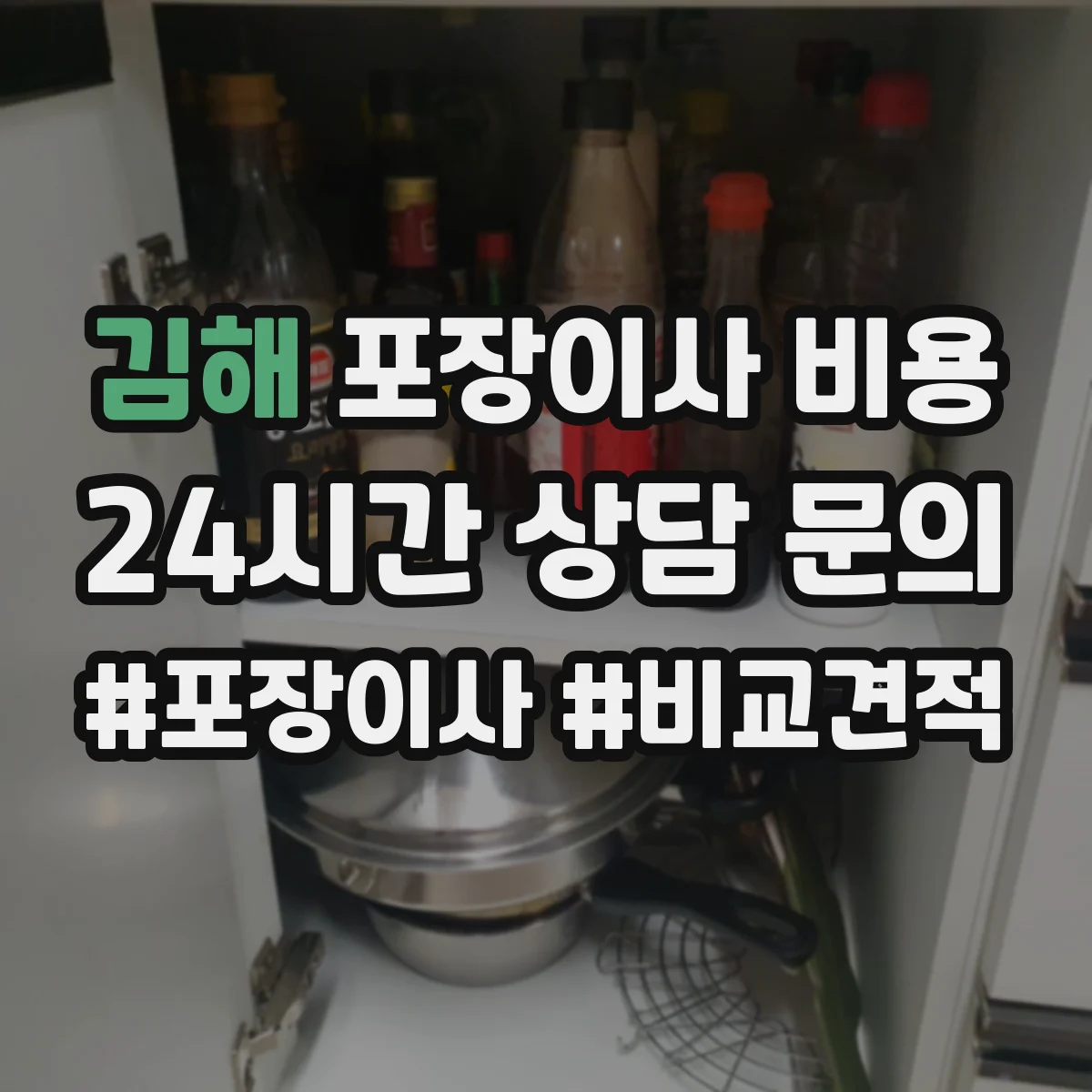김해 포장이사 비용