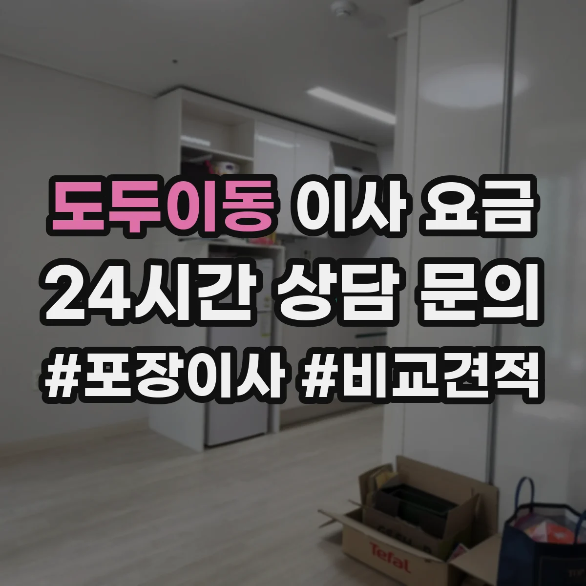 도두이동 이사 요금