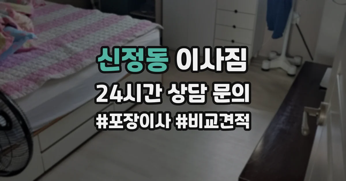 신정동 이사짐