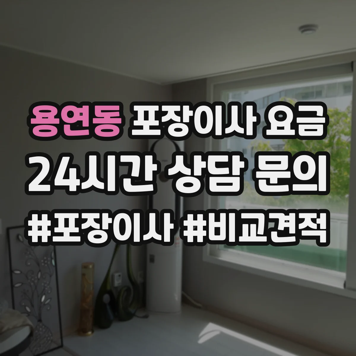 용연동 포장이사 요금