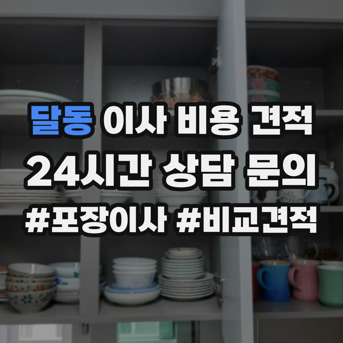 달동 이사 비용 견적