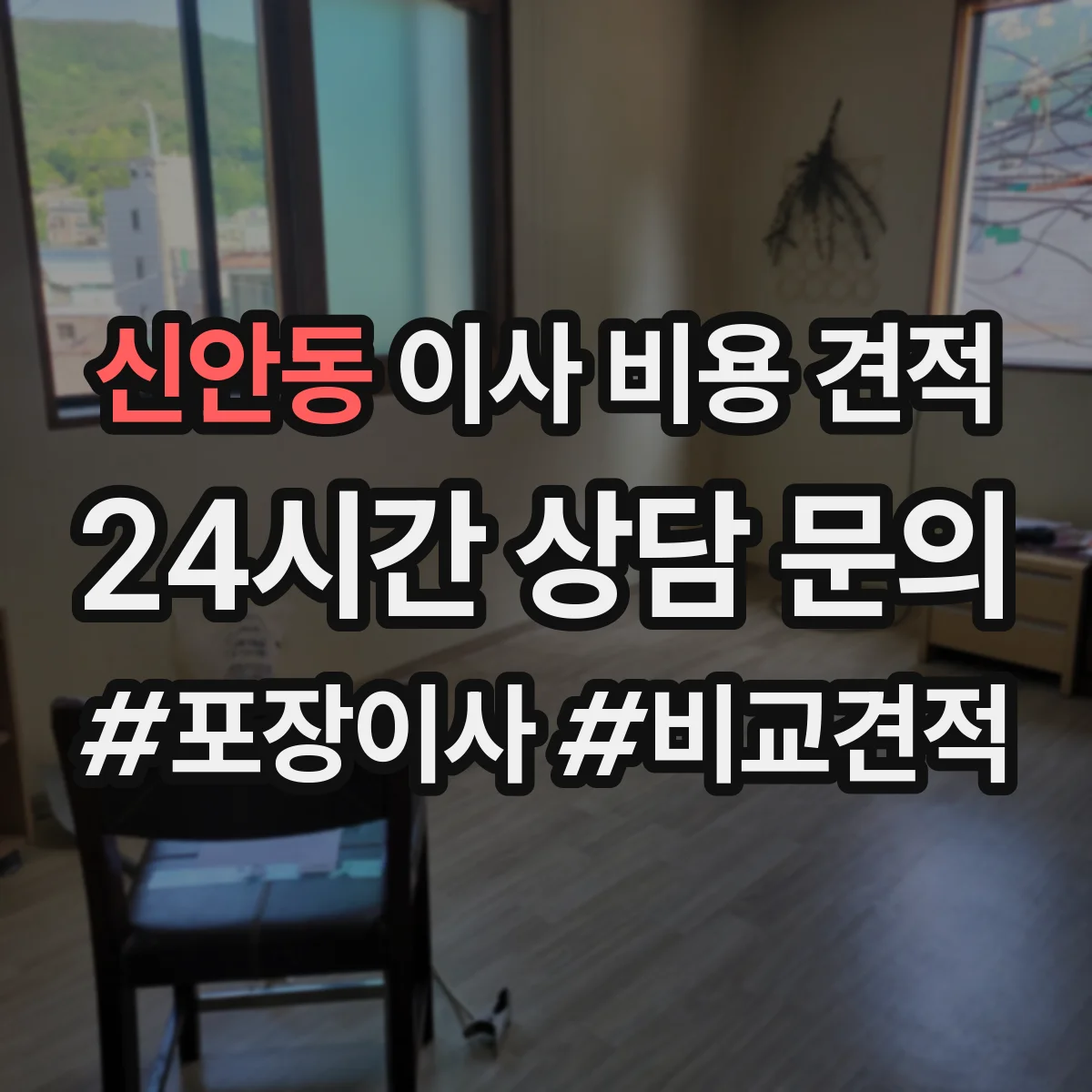 신안동 이사 비용 견적