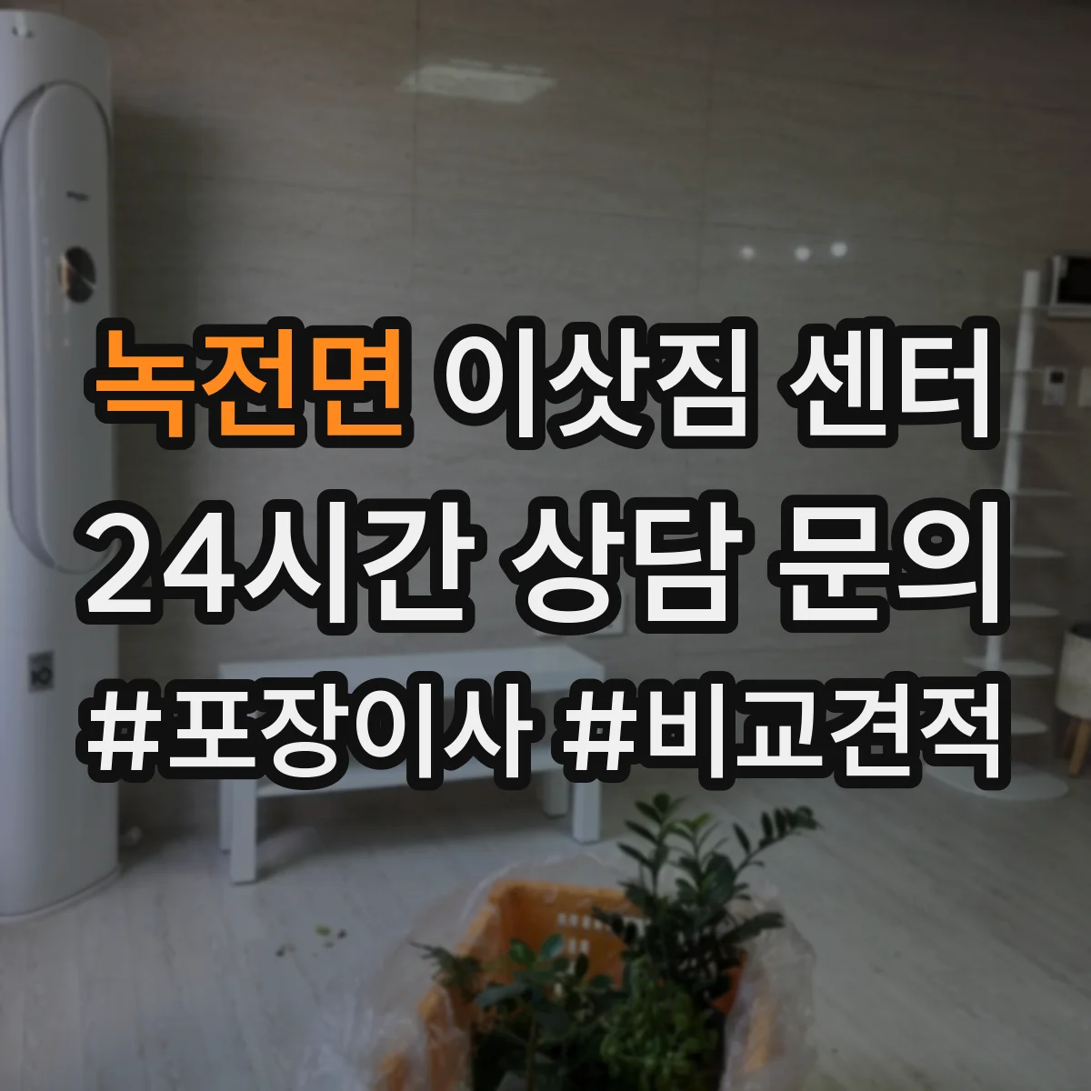 녹전면 이삿짐 센터