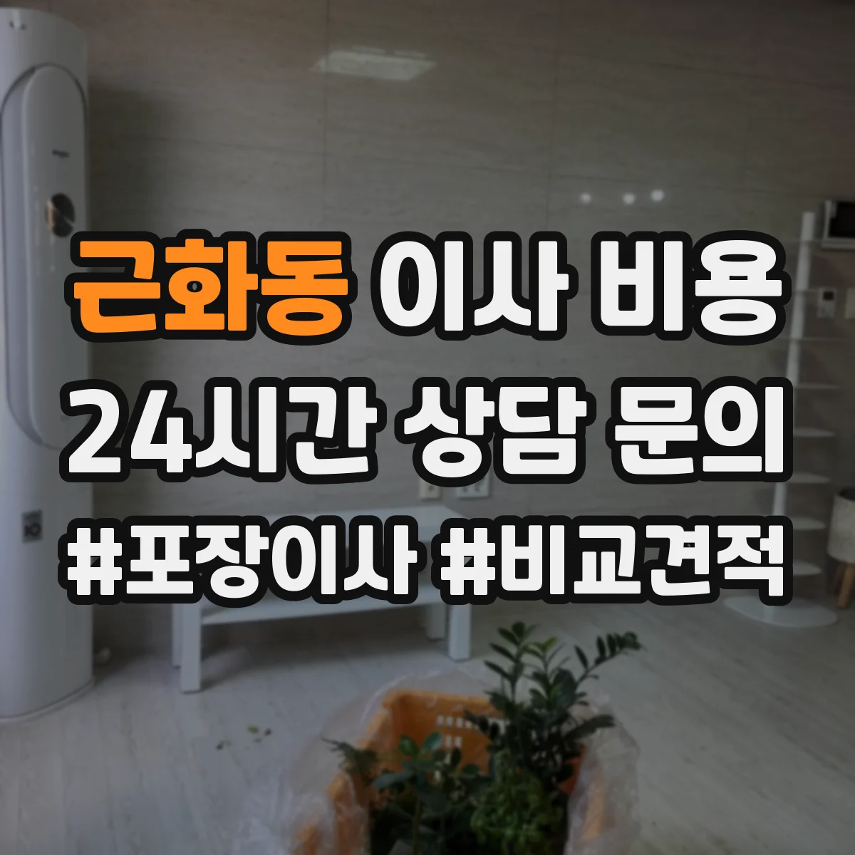 근화동 이사 비용