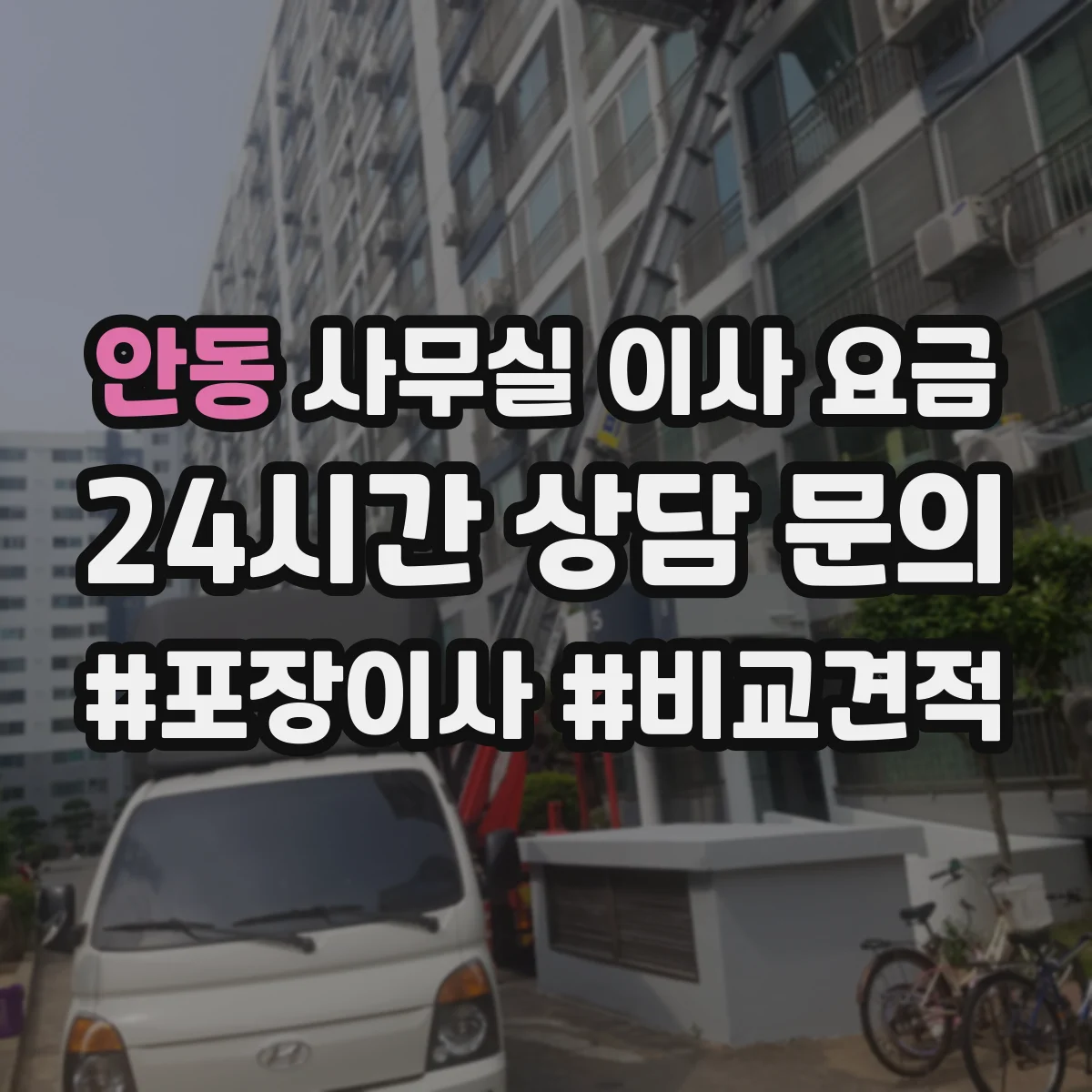 안동 사무실 이사 요금