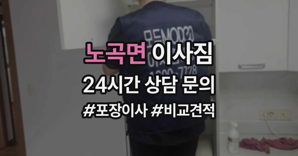 노곡면 이사짐