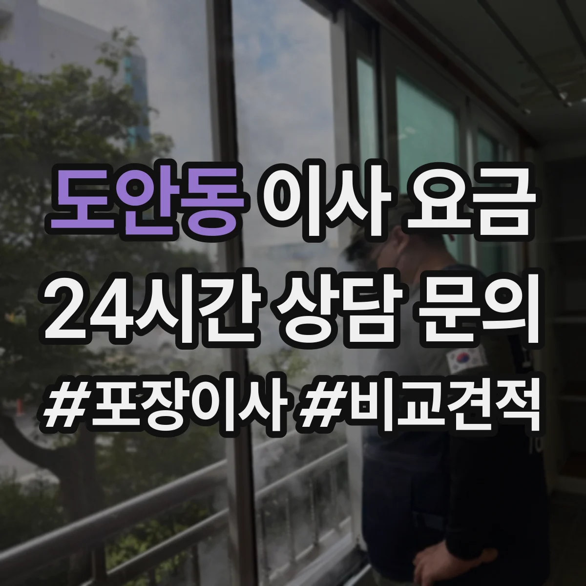 도안동 이사 요금