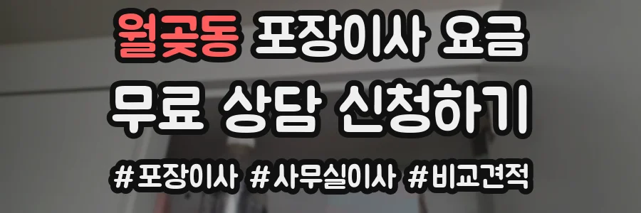 월곶동 포장이사 요금