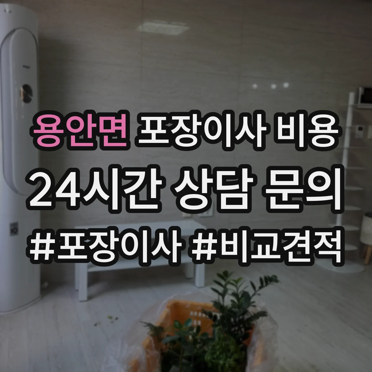 용안면 포장이사 비용