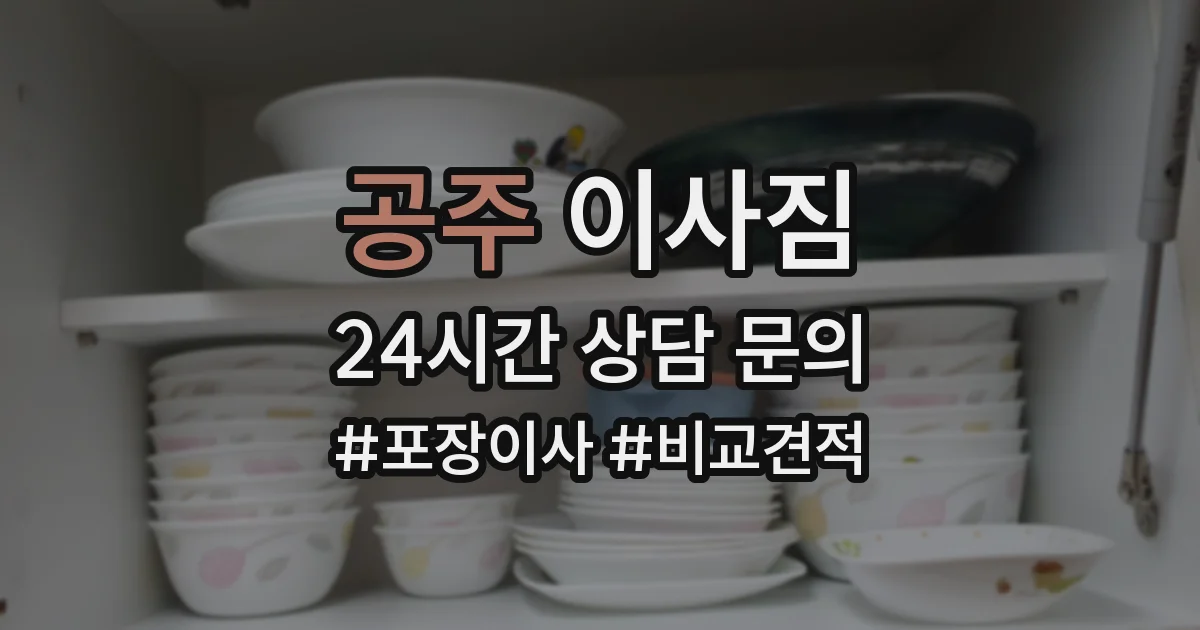 공주 이사짐