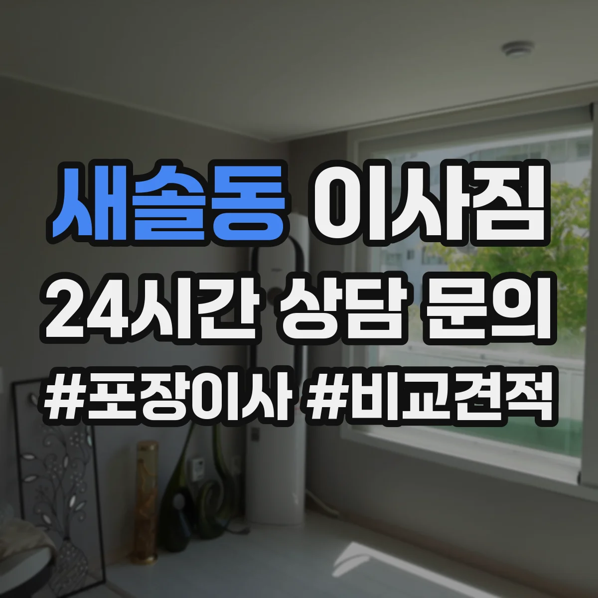새솔동 이사짐