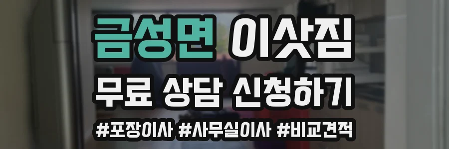 금성면 이삿짐
