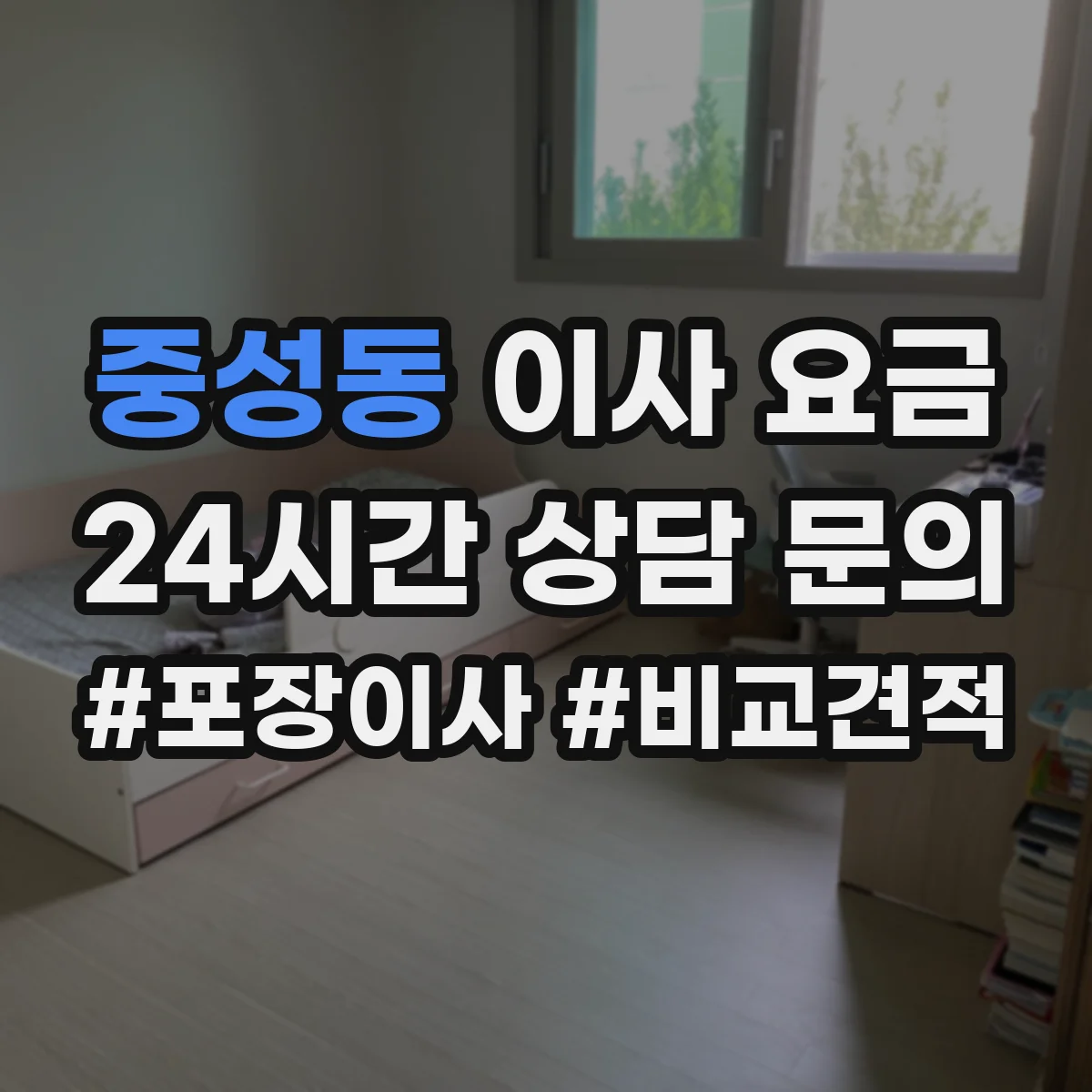 중성동 이사 요금