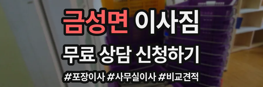 금성면 이사짐