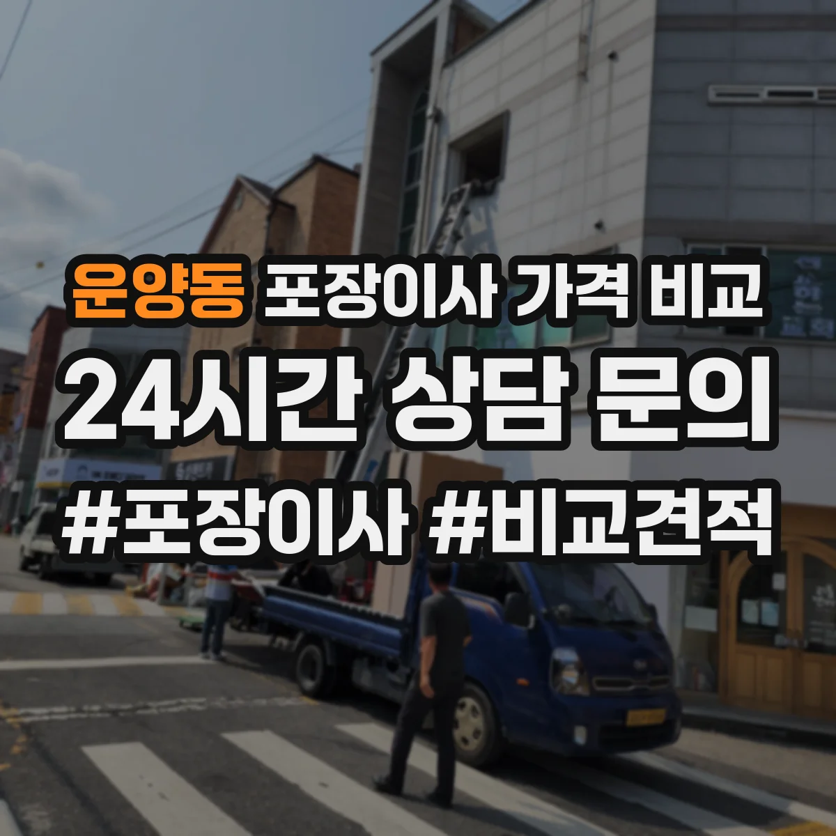 운양동 포장이사 가격 비교