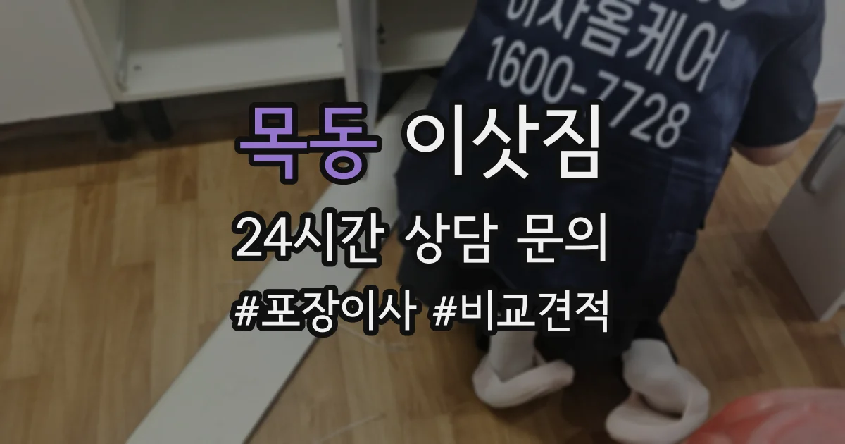 목동 이삿짐
