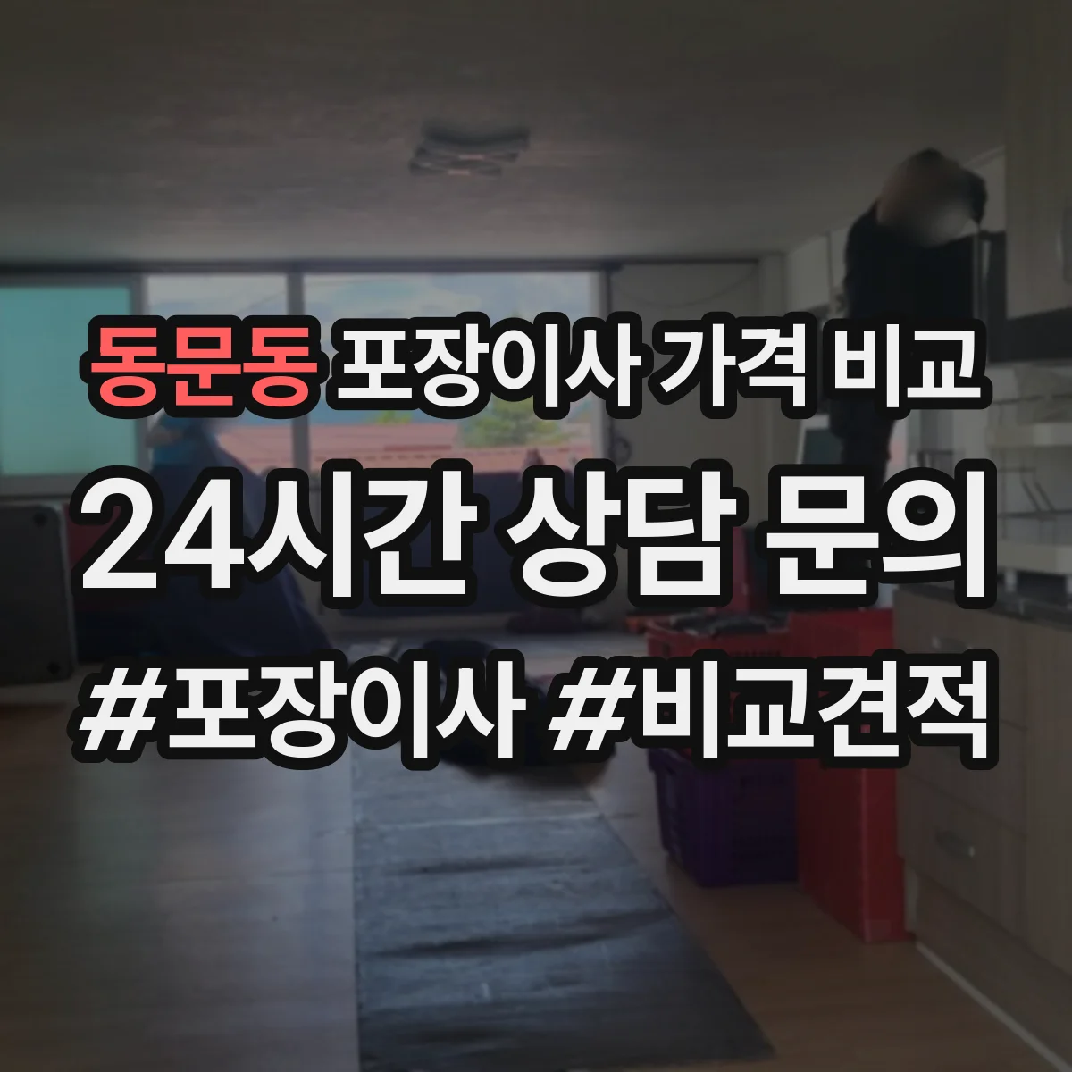 동문동 포장이사 가격 비교