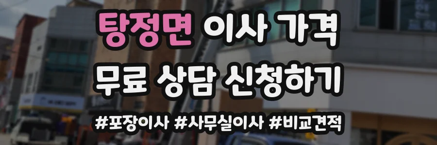 탕정면 이사 가격