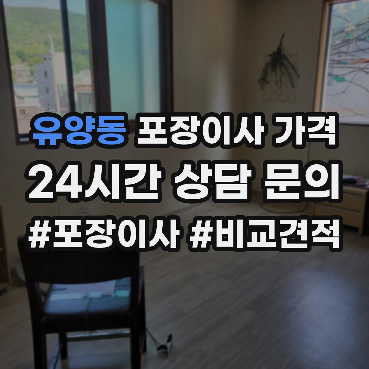 유양동 포장이사 가격