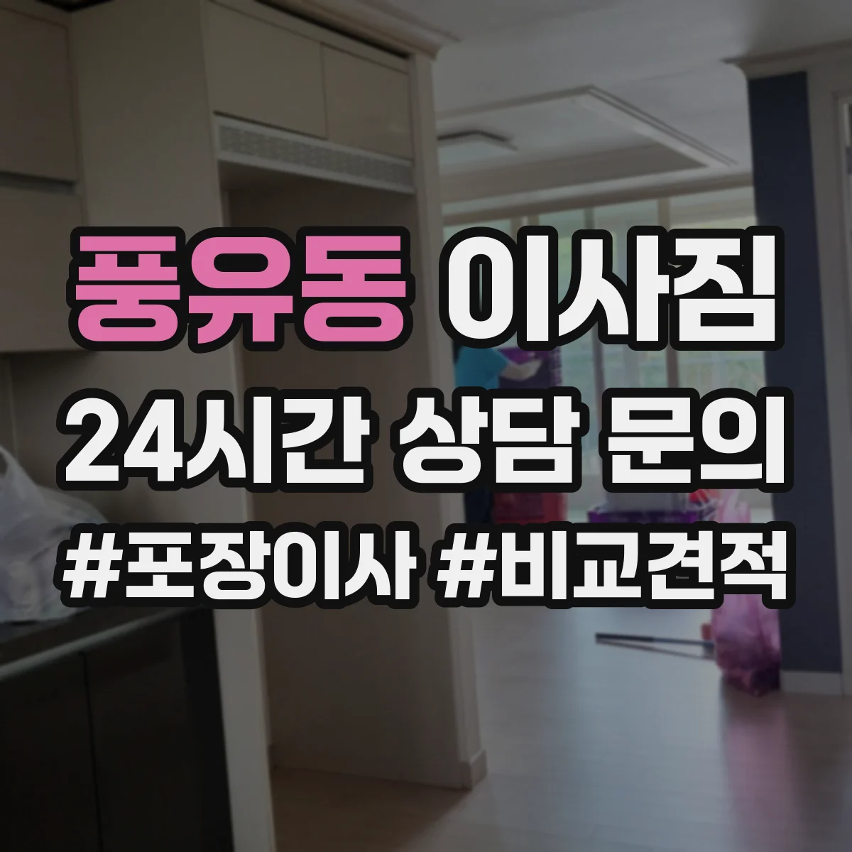 풍유동 이사짐