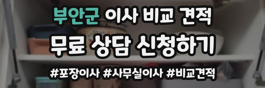 부안군 이사 비교 견적