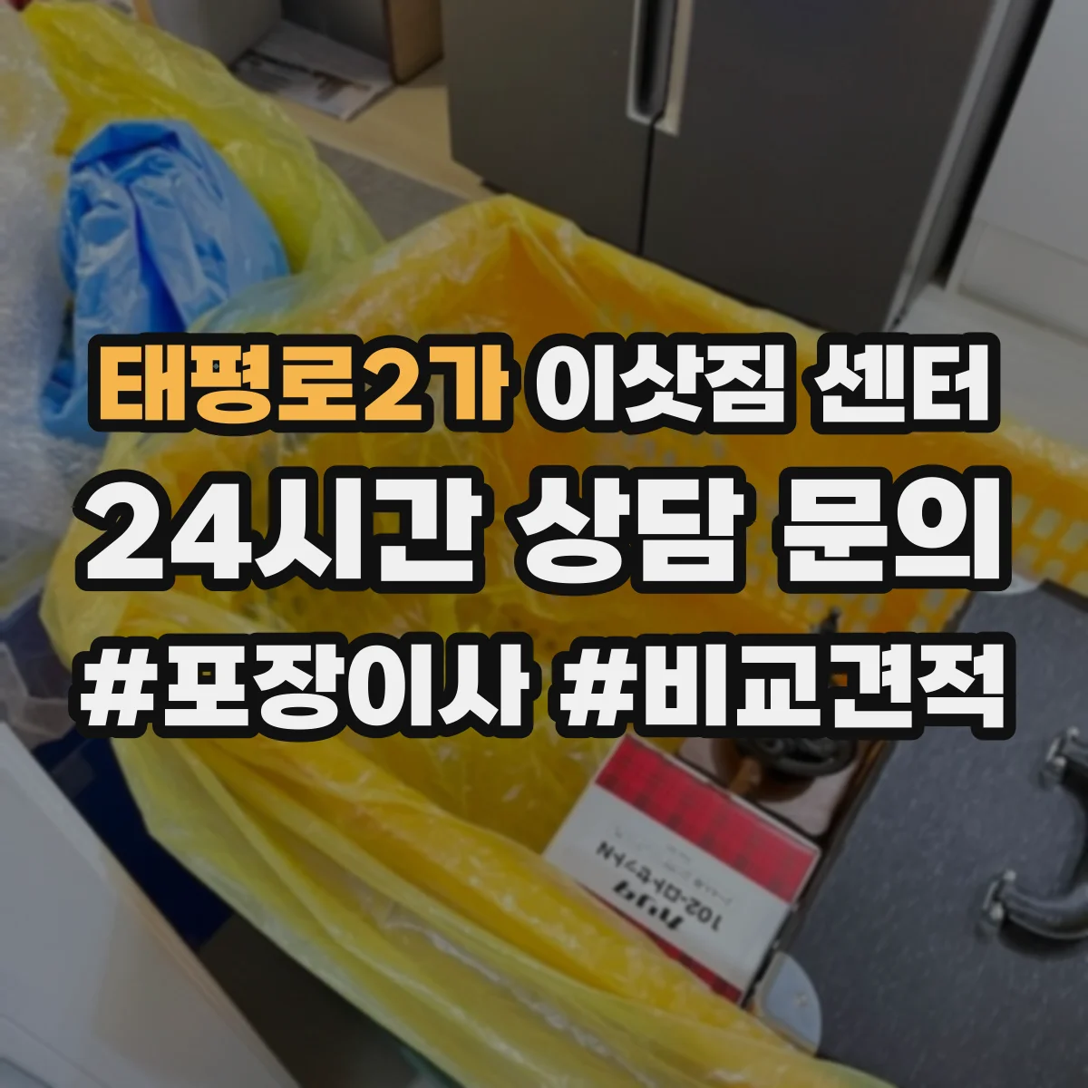 태평로2가 이삿짐 센터