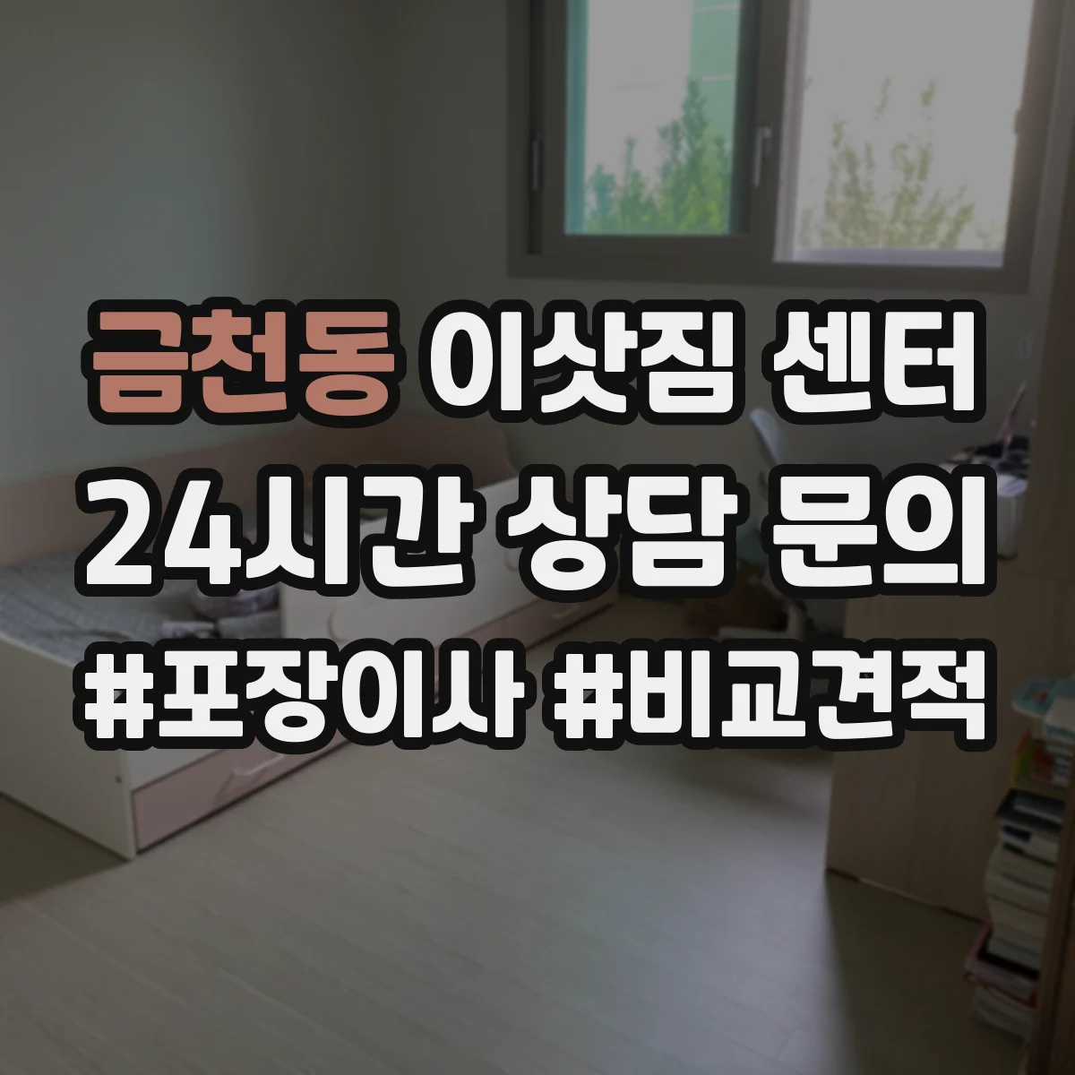 금천동 이삿짐 센터