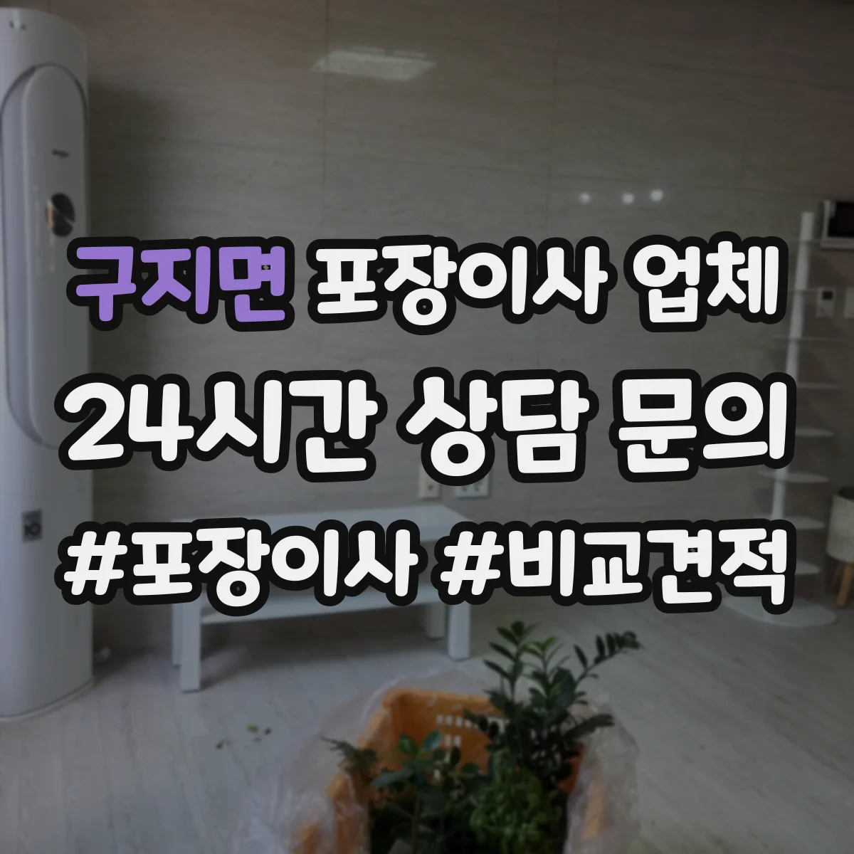 구지면 포장이사 업체