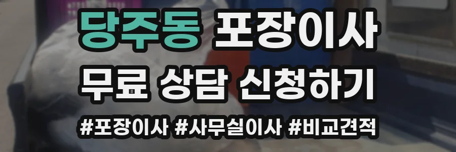 당주동 포장이사