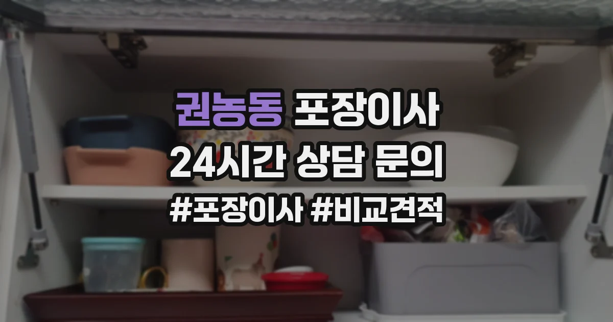 권농동 포장이사