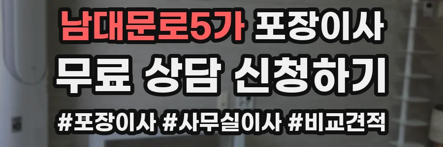남대문로5가 포장이사