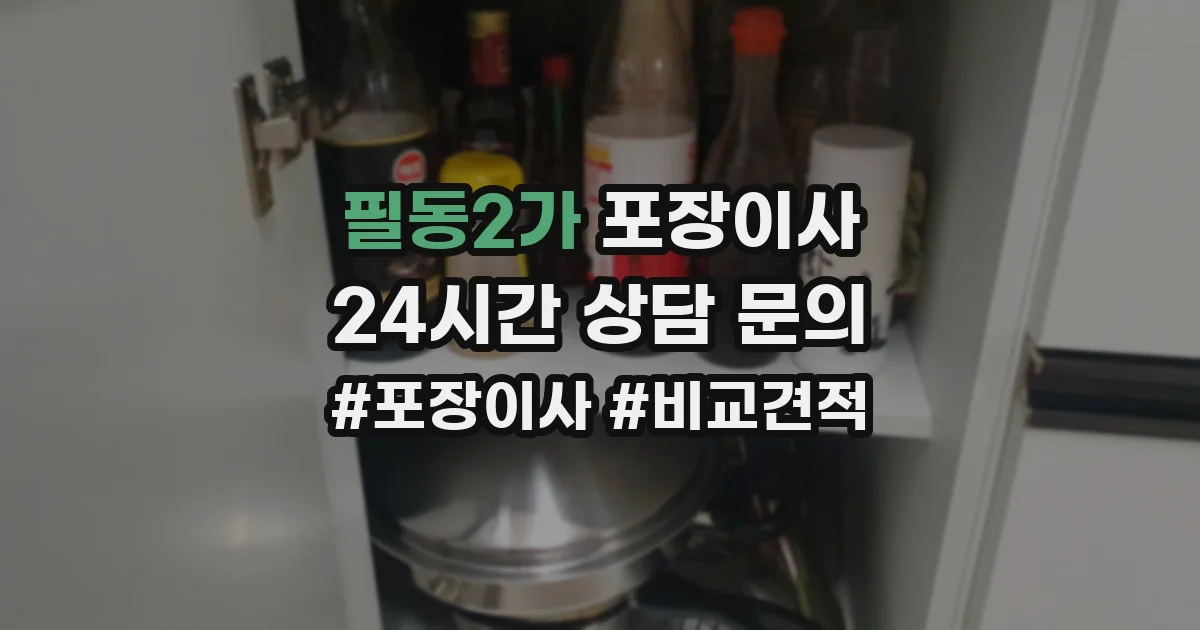 필동2가 포장이사