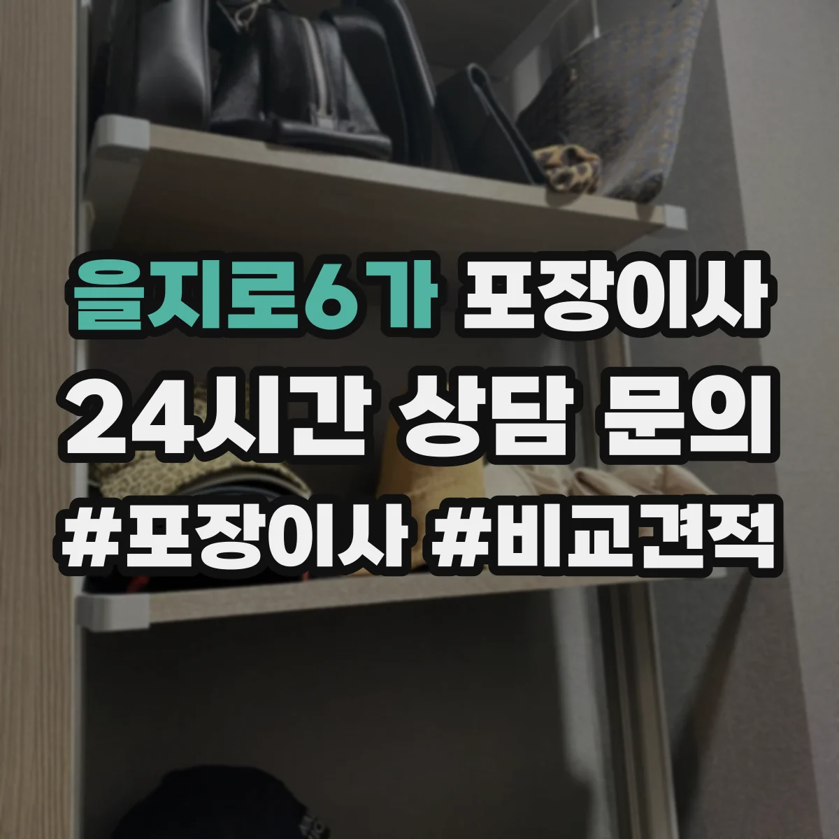 을지로6가 포장이사