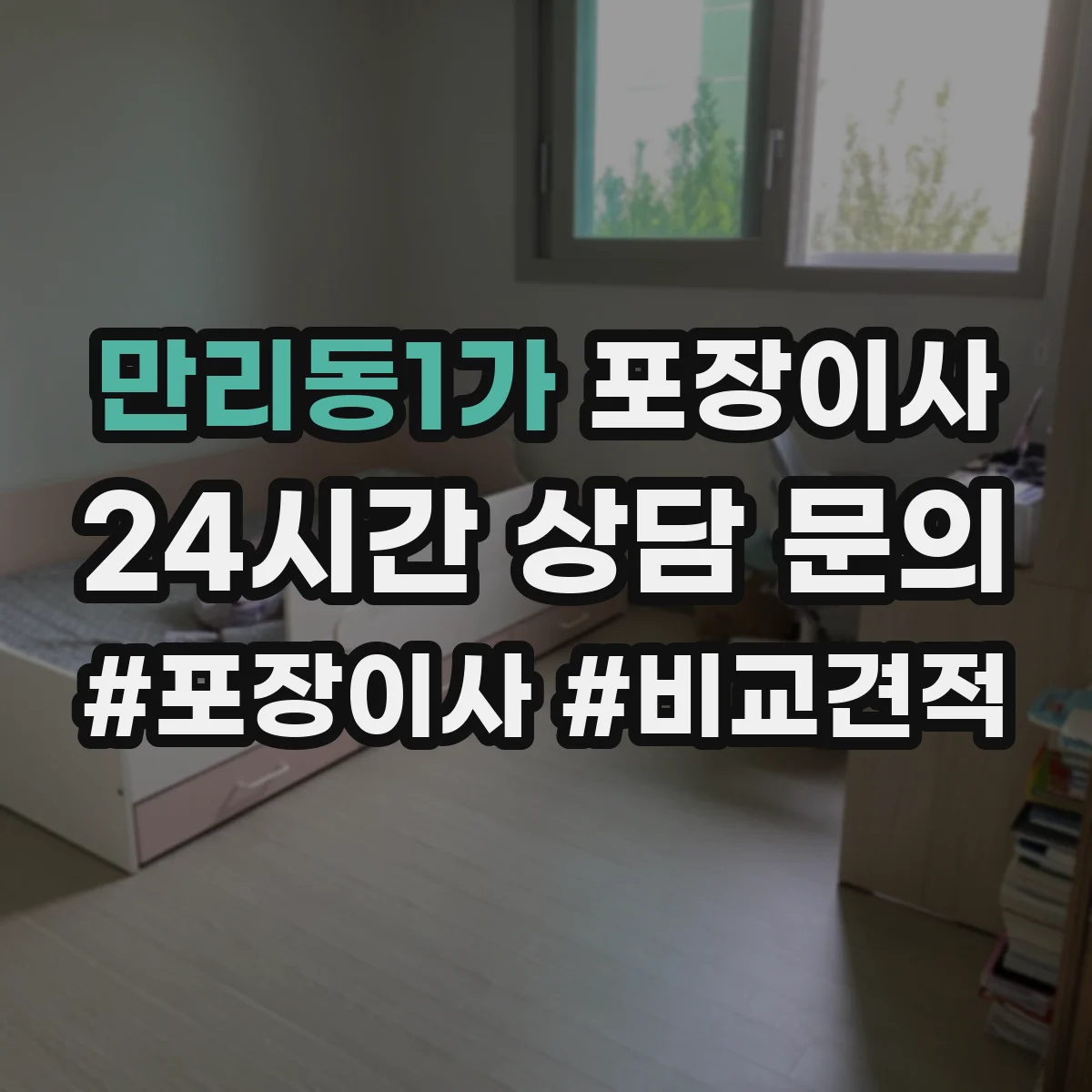 만리동1가 포장이사
