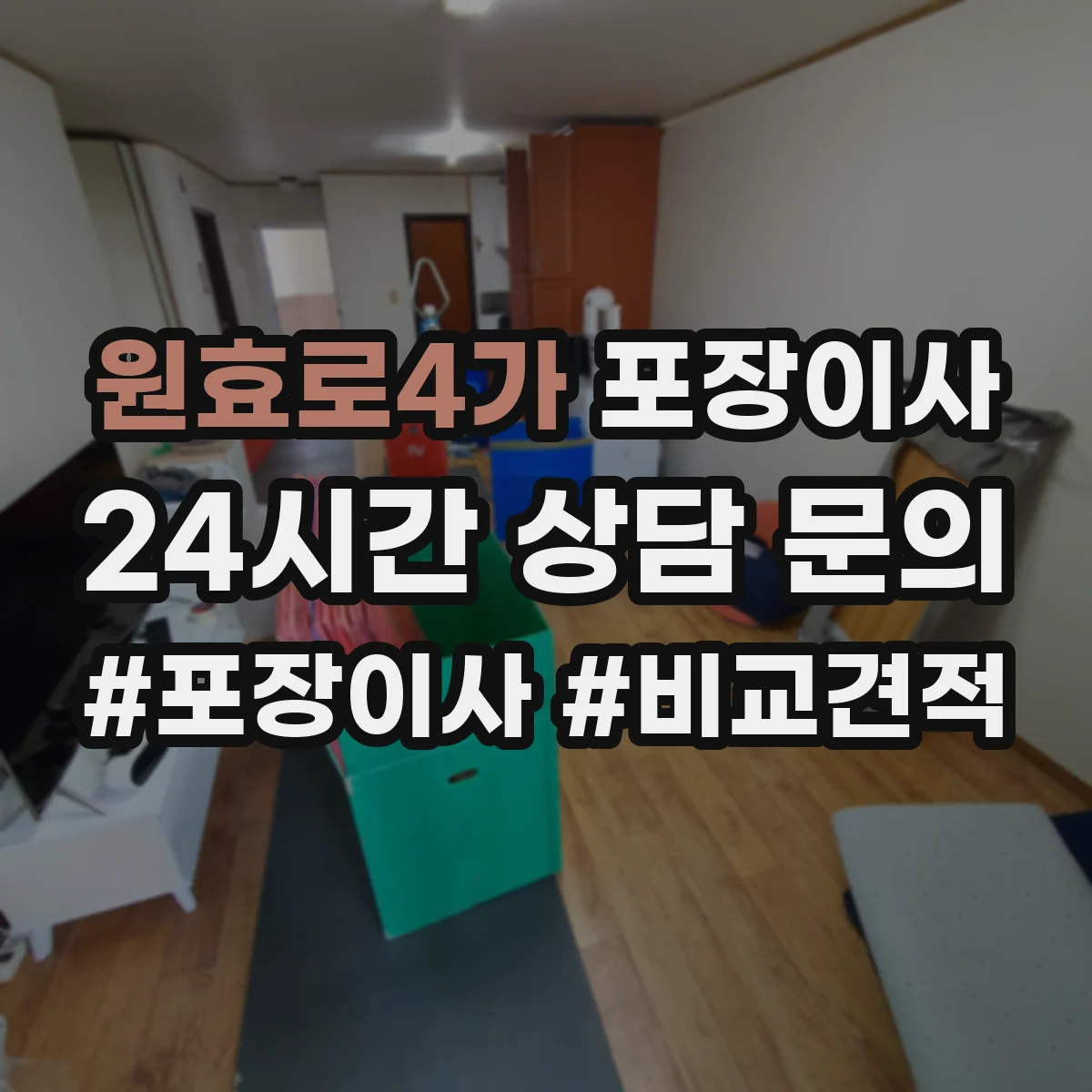 원효로4가 포장이사 보험 약관에서 면책 문구 뜻 정리