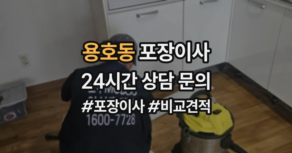 용호동 포장이사