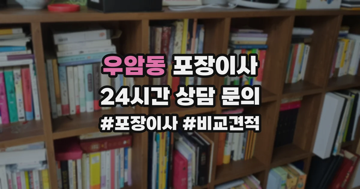 우암동 포장이사