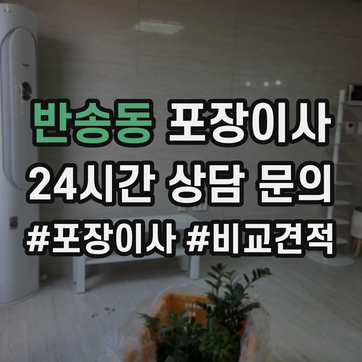 반송동 포장이사
