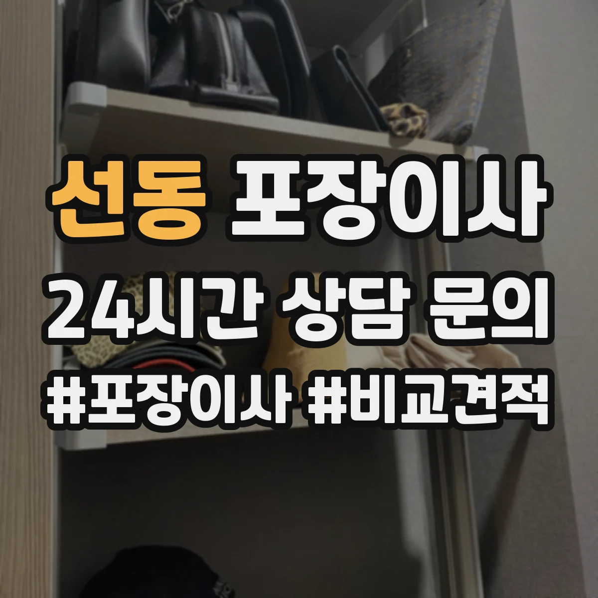 선동 포장이사