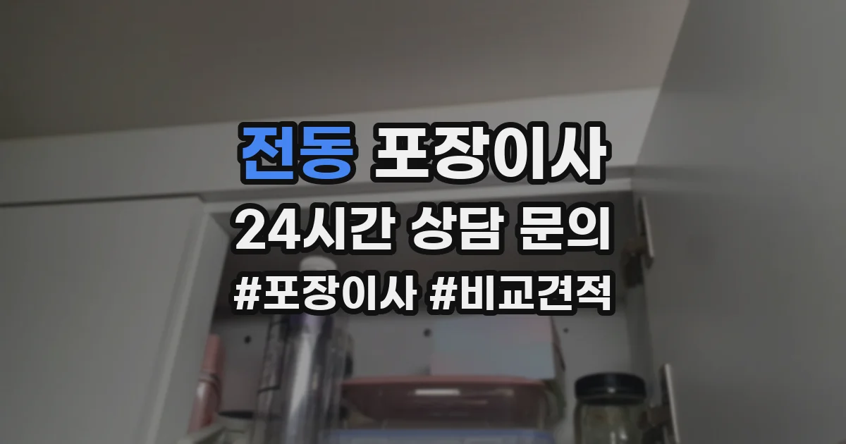 전동 포장이사