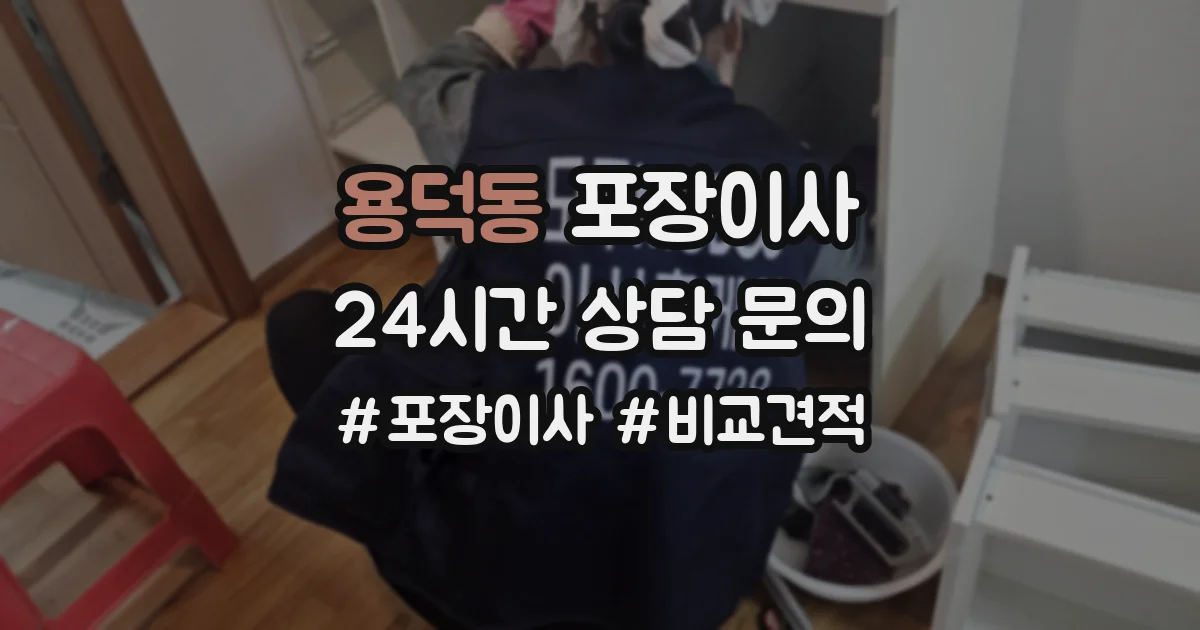 용덕동 포장이사