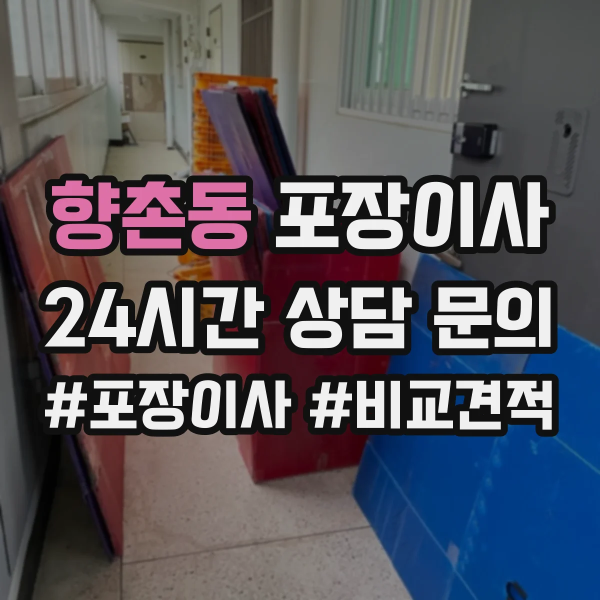 향촌동 포장이사