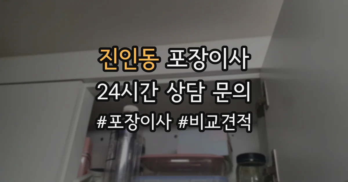 진인동 포장이사