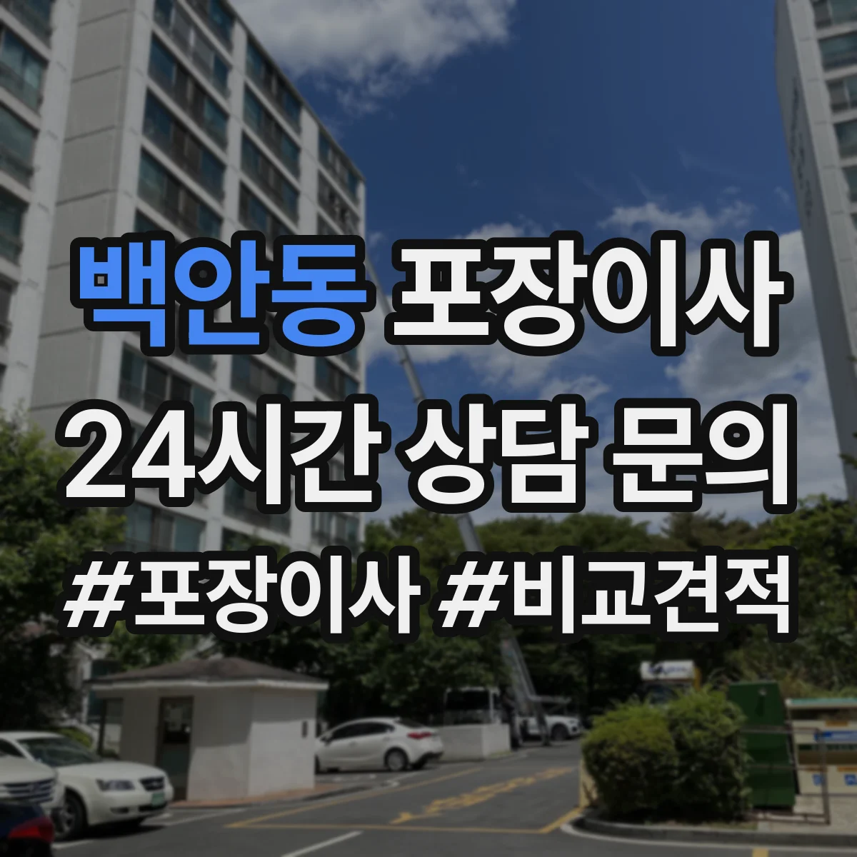 백안동 포장이사