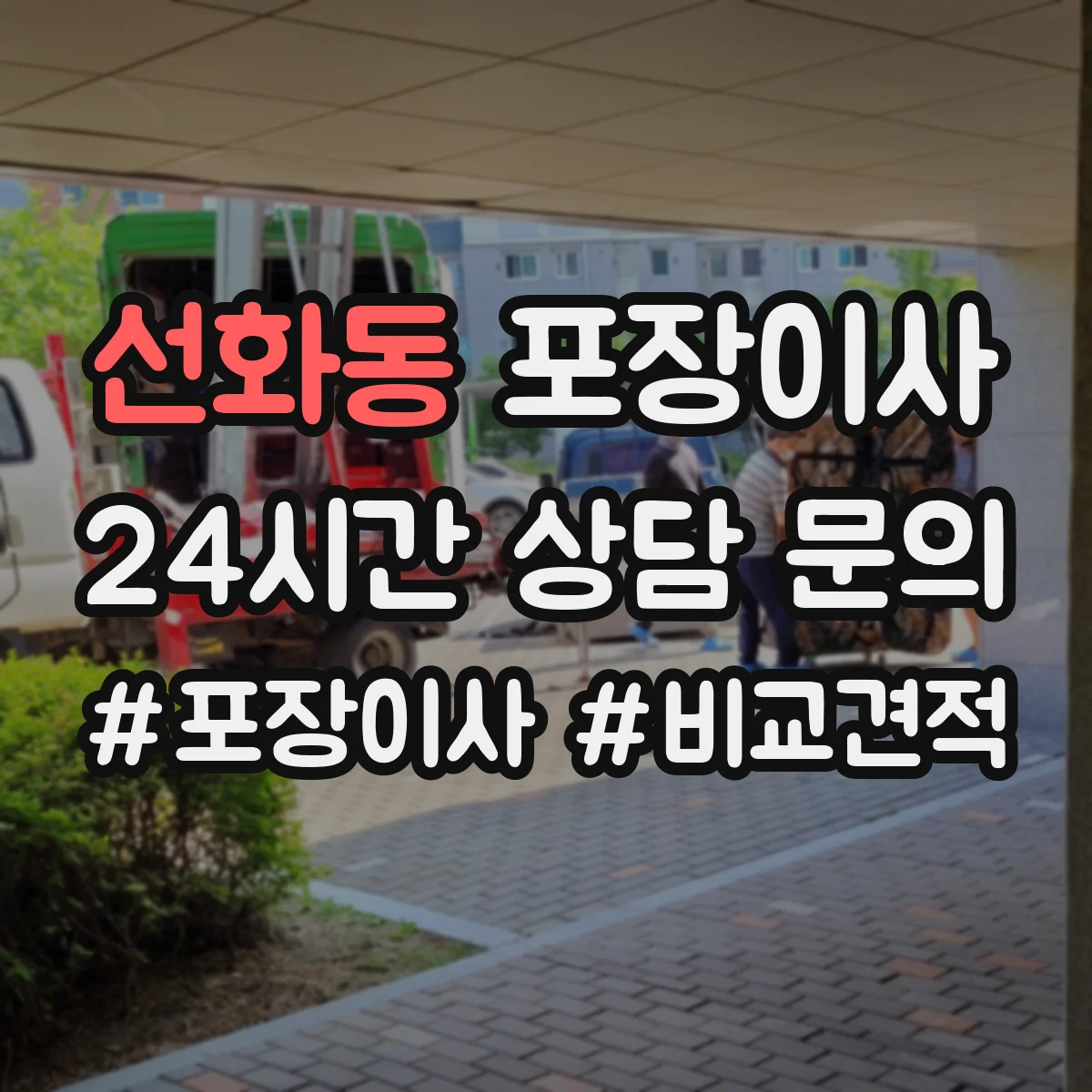 선화동 포장이사